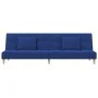 2-seater sofa bed with two blue fabric pillows by , Sofas - Ref: Foro24-375796, Price: 242,05 €, Discount: %