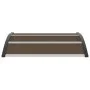 Schwarzes PC-Türvordach 120x100 cm von vidaXL, Markisen - Ref: Foro24-45633, Preis: 50,53 €, Rabatt: %