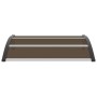 Schwarzes PC-Türvordach 120x100 cm von vidaXL, Markisen - Ref: Foro24-45633, Preis: 50,53 €, Rabatt: %