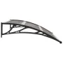 Schwarzes PC-Türvordach 120x100 cm von vidaXL, Markisen - Ref: Foro24-45633, Preis: 50,53 €, Rabatt: %