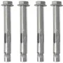 Schwarzes PC-Türvordach 120x100 cm von vidaXL, Markisen - Ref: Foro24-45633, Preis: 50,53 €, Rabatt: %
