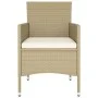 5-piece synthetic rattan beige garden dining set by , Garden sets - Ref: Foro24-3058330, Price: 319,66 €, Discount: %