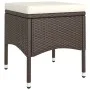 Juego de comedor de jardín 9 piezas ratán sintético marrón de , Conjuntos de jardín - Ref: Foro24-3058351, Precio: 517,55 €, ...