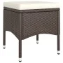 5-teiliges Gartenbistro-Set PE Rattan braunes gehärtetes Glas von , Gartensets - Ref: Foro24-3058391, Preis: 251,09 €, Rabatt: %