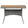 5 Stück synthetisches Rattan Garten Esszimmerset Akaziengrau Holz von , Gartensets - Ref: Foro24-3058353, Preis: 418,18 €, Ra...