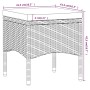 5 Stück synthetisches Rattan Garten Esszimmerset Akaziengrau Holz von , Gartensets - Ref: Foro24-3058353, Preis: 429,32 €, Ra...