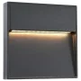 Lámparas LED de pared para jardín 2 unidades cuadrada negra 3 W de vidaXL, Iluminación de exterior - Ref: Foro24-45659, Preci...