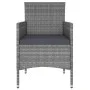 5-teiliges Gartenmöbel-Set aus synthetischem Rattangrau von , Gartensets - Ref: Foro24-3058469, Preis: 199,25 €, Rabatt: %