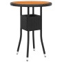 5-teiliges Gartenmöbel-Set Kunstrattan schwarz von , Gartensets - Ref: Foro24-3058476, Preis: 247,52 €, Rabatt: %