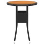 5-teiliges Gartenmöbel-Set Kunstrattan schwarz von , Gartensets - Ref: Foro24-3058476, Preis: 247,52 €, Rabatt: %