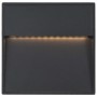 LED-Gartenwandlampen 2 Einheiten quadratisch schwarz 3 W von vidaXL, Außenbeleuchtung - Ref: Foro24-45659, Preis: 39,54 €, Ra...