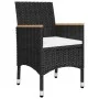 5-teiliges Garten-Esszimmerset schwarz von , Gartensets - Ref: Foro24-3068747, Preis: 349,62 €, Rabatt: %