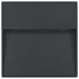 Lámparas LED de pared para jardín 2 unidades cuadrada negra 3 W de vidaXL, Iluminación de exterior - Ref: Foro24-45659, Preci...