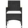 5-teiliges Garten-Esszimmerset schwarz von , Gartensets - Ref: Foro24-3068747, Preis: 349,62 €, Rabatt: %