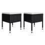 5-teiliges Garten-Esszimmerset schwarz von , Gartensets - Ref: Foro24-3068747, Preis: 349,62 €, Rabatt: %