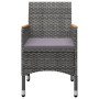 5-teiliges graues Garten-Esszimmerset von , Gartensets - Ref: Foro24-3068696, Preis: 312,76 €, Rabatt: %