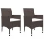 Juego de comedor de jardín de 5 piezas marrón de , Conjuntos de jardín - Ref: Foro24-3068694, Precio: 301,05 €, Descuento: %
