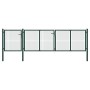Grünes Gartentor aus Stahl 400x75 cm von vidaXL, Gartentore - Ref: Foro24-144310, Preis: 349,17 €, Rabatt: %