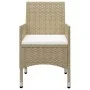 5-teiliges beiges Garten-Esszimmerset von , Gartensets - Ref: Foro24-3068745, Preis: 350,56 €, Rabatt: %