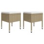 Juego de comedor de jardín de 5 piezas beige de , Conjuntos de jardín - Ref: Foro24-3068745, Precio: 371,19 €, Descuento: %