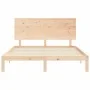 Bettgestell mit Massivholzkopfteil 160x200 cm von , Betten und Lattenroste - Ref: Foro24-3193671, Preis: 146,43 €, Rabatt: %