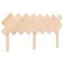 Bed frame with solid wood headboard 160x200 cm by , Beds and slatted bases - Ref: Foro24-3193736, Price: 131,54 €, Discount: %