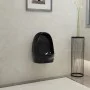 Urinario de pared con válvula de descarga cerámica negro de vidaXL, Urinarios - Ref: Foro24-143988, Precio: 135,47 €, Descuen...