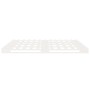 Solid white pine wood bed frame 120x190 cm by , Beds and slatted bases - Ref: Foro24-3190501, Price: 214,13 €, Discount: %