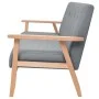 Light gray fabric 3-seater sofa by , Sofas - Ref: Foro24-244650, Price: 277,95 €, Discount: %