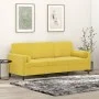 3-seater sofa with yellow velvet cushions, 180 cm by , Sofas - Ref: Foro24-3200897, Price: 301,47 €, Discount: %