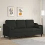 3-seater sofa with black fabric cushions, 180 cm by , Sofas - Ref: Foro24-3200857, Price: 298,18 €, Discount: %