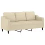 3-seater sofa with cream-colored fabric cushions, 180 cm by , Sofas - Ref: Foro24-3200855, Price: 341,68 €, Discount: %
