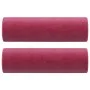 3-seater sofa with red velvet cushions 180 cm by , Sofas - Ref: Foro24-3200895, Price: 269,18 €, Discount: %
