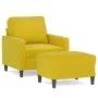 Sessel mit gelbem Samthocker 60 cm von , Sofas - Ref: Foro24-3201051, Preis: 177,41 €, Rabatt: %