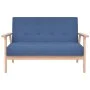 Blue 2-Piece Fabric Sofa Set by , Sofas - Ref: Foro24-274914, Price: 511,38 €, Discount: %