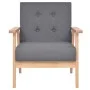 Two-piece dark gray fabric sofa set by , Sofas - Ref: Foro24-274923, Price: 376,87 €, Discount: %