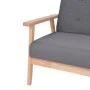 Set aus 2-teiligen Stoffsofas in dunkelgrauer Farbe von , Sofas - Ref: Foro24-274923, Preis: 376,87 €, Rabatt: %