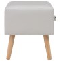 White bedside table 40x35x40 cm synthetic leather by vidaXL, Nightstands - Ref: Foro24-247536, Price: 53,89 €, Discount: %
