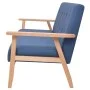 3-piece sofa set blue fabric by , Sofas - Ref: Foro24-279146, Price: 588,06 €, Discount: %