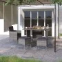 4-teiliges Set aus Gartenstuhl und Hocker aus PE-Rattangrau von , Gartenstühle - Ref: Foro24-310611, Preis: 142,43 €, Rabatt: %