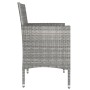4-teiliges Set aus Gartenstuhl und Hocker aus PE-Rattangrau von , Gartenstühle - Ref: Foro24-310611, Preis: 146,12 €, Rabatt: %