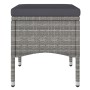 4-teiliges Set aus Gartenstuhl und Hocker aus PE-Rattangrau von , Gartenstühle - Ref: Foro24-310611, Preis: 146,12 €, Rabatt: %