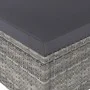 Conjunto de silla de jardín y taburete 4 piezas ratán PE gris de , Sillas de jardín - Ref: Foro24-310611, Precio: 146,12 €, D...
