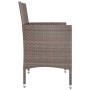 4-teiliges Set aus Gartenstuhl und Hocker aus PE-Rattanbraun von , Gartenstühle - Ref: Foro24-310613, Preis: 201,86 €, Rabatt: %