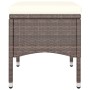 4-teiliges Set aus Gartenstuhl und Hocker aus PE-Rattanbraun von , Gartenstühle - Ref: Foro24-310613, Preis: 201,86 €, Rabatt: %