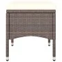 4-teiliges Set aus Gartenstuhl und Hocker aus PE-Rattanbraun von , Gartenstühle - Ref: Foro24-310613, Preis: 198,28 €, Rabatt: %