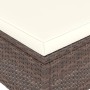 4-teiliges Set aus Gartenstuhl und Hocker aus PE-Rattanbraun von , Gartenstühle - Ref: Foro24-310613, Preis: 201,86 €, Rabatt: %