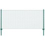 Maschendrahtzaun mit Stahlpfosten 25x1 m grün von vidaXL, Zaunpaneele - Ref: Foro24-144610, Preis: 105,56 €, Rabatt: %