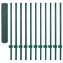 Wire mesh fence with steel posts 25x1 m green by vidaXL, fence panels - Ref: Foro24-144610, Price: 101,16 €, Discount: %