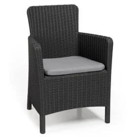 Keter Silla de comedor de jardín Trenton grafito by , Garden chairs - Ref: Foro24-408946, Price: 95,18 €, Discount: %